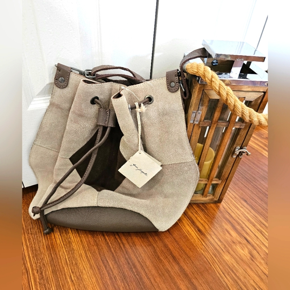 NWT Free People  Suede crossbody Bag